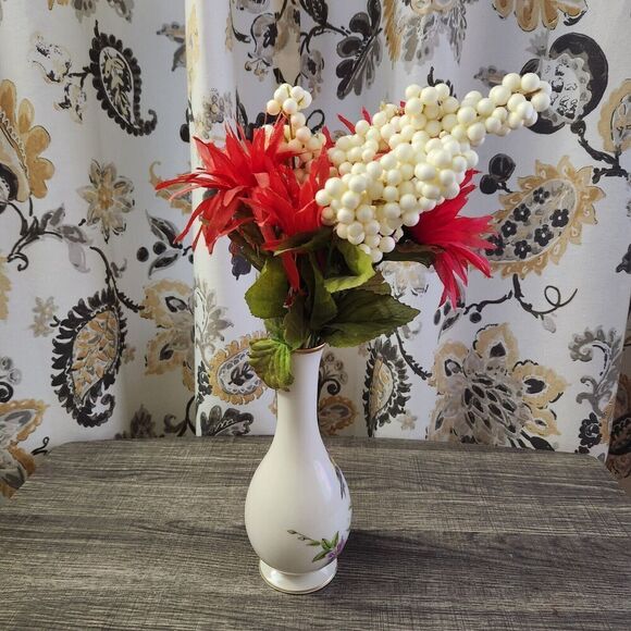 Lenox Mother's Day Vase 1985 Limited Edition Birds & Flowers Gold Gild - Picture 3 of 10